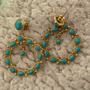 Sézane turquoise earrings